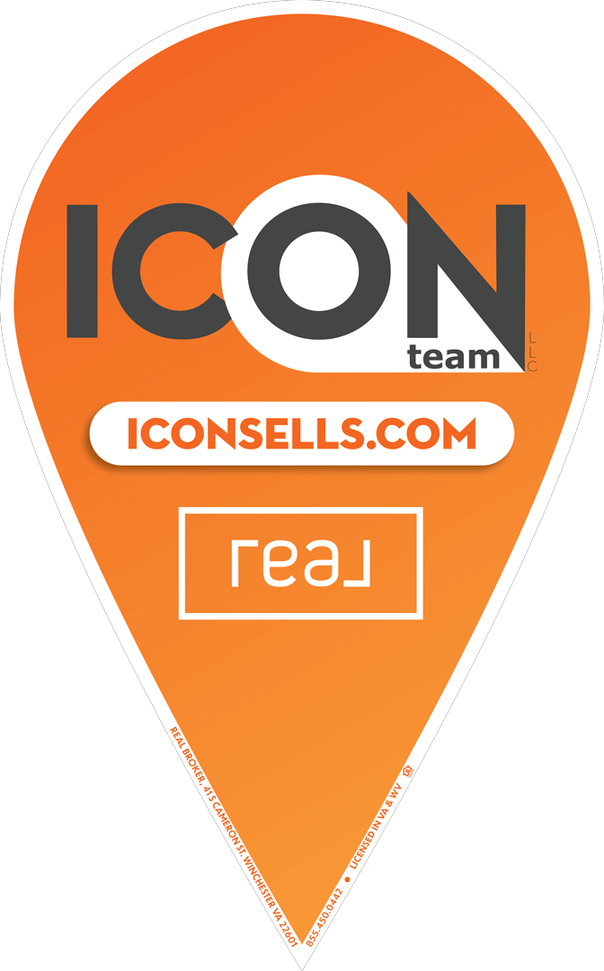 ICON Yard Sign with REAL logo